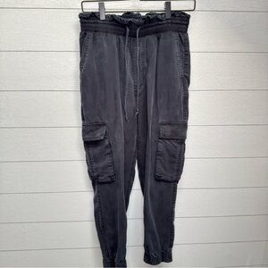 Abercrombie & Fitch Linen-Blend Cargo Jogger Pants – Size M